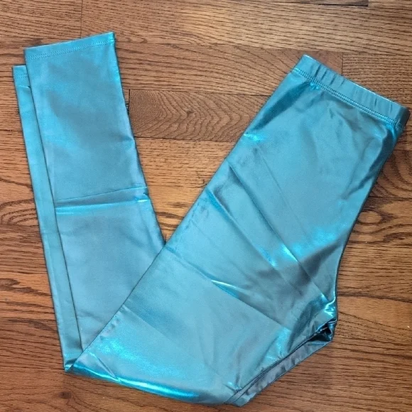 American Apparel - Ice Blue Iridescent Leggings - Picture 7 of 7